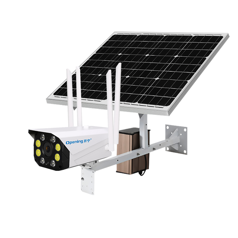 4G无线太阳能供电监控系统 